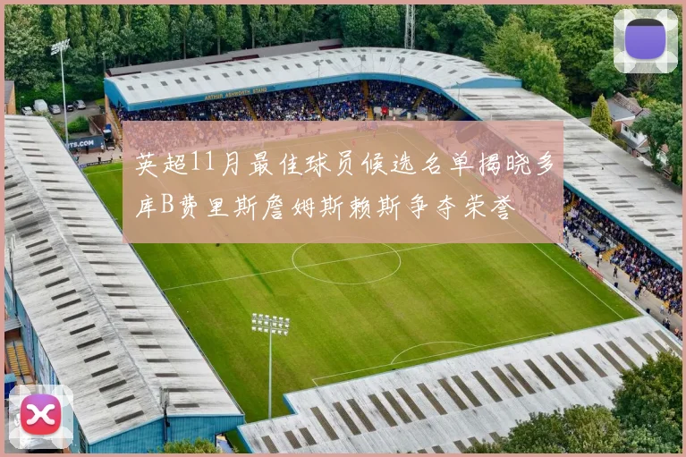英超11月最佳球员候选名单揭晓多库B费里斯詹姆斯赖斯争夺荣誉
